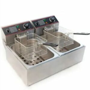 Electric Double Barrel Fryer